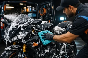 How to Wash Motorcycle Safely Without Damage