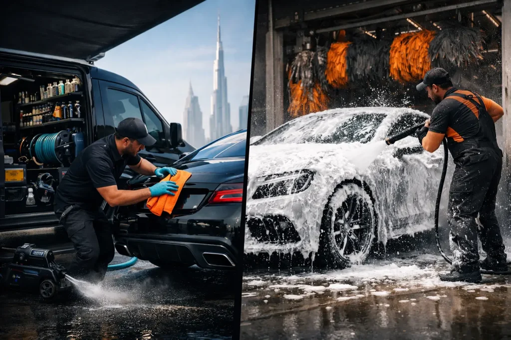 Mobile Washing Versus Traditional Car Washes