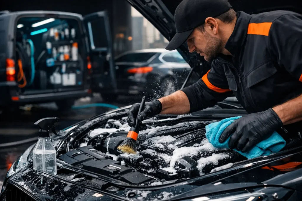 How to Clean Engine Bay Safely and Properly